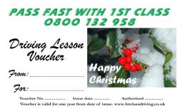Christmas voucher Holly Snow